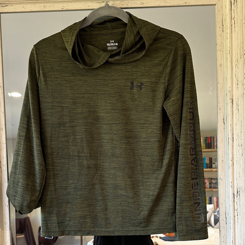 Under Armour Kids Long Sleeve Tee - Olive Green
